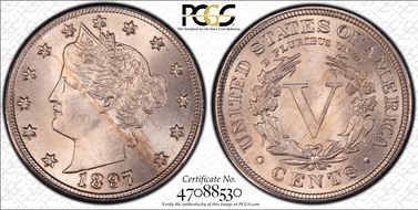 1897 5C RPD FS-301 MS66