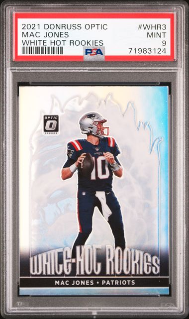 Mac Jones New England Patriots Autographed 2021 Donruss