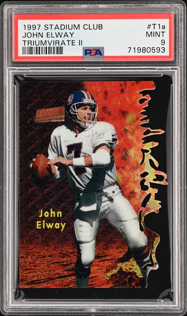 1997 Stadium Club Triumvirate Ii T1A John Elway – PSA MINT 9 on Goldin  Auctions