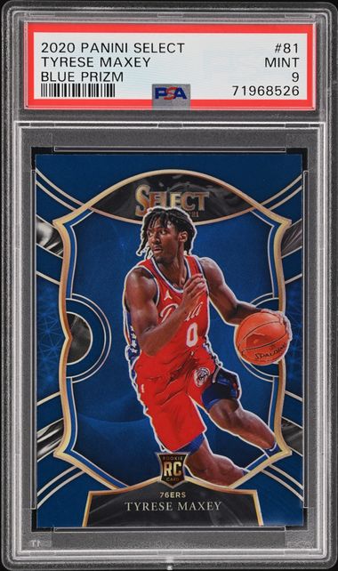 2020-21 PANINI PRIZM DRAFT PICKS TYRESE MAXEY SILVER RC ROOKIE