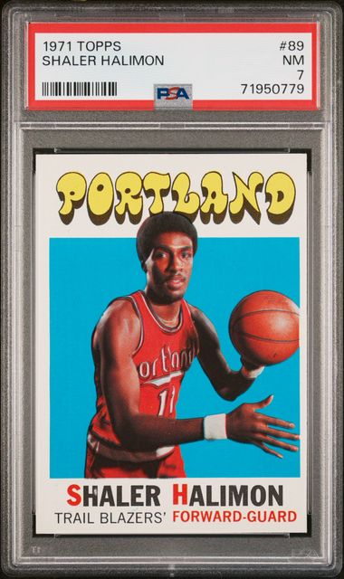 1971 Topps #89 Shaler Halimon front