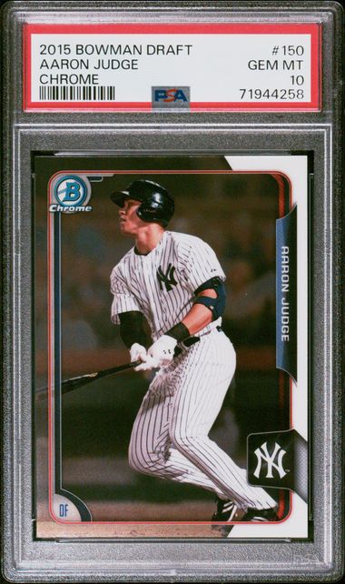 2015 Bowman BOWMAN DRAFT CHROME #150 Aaron Judge front