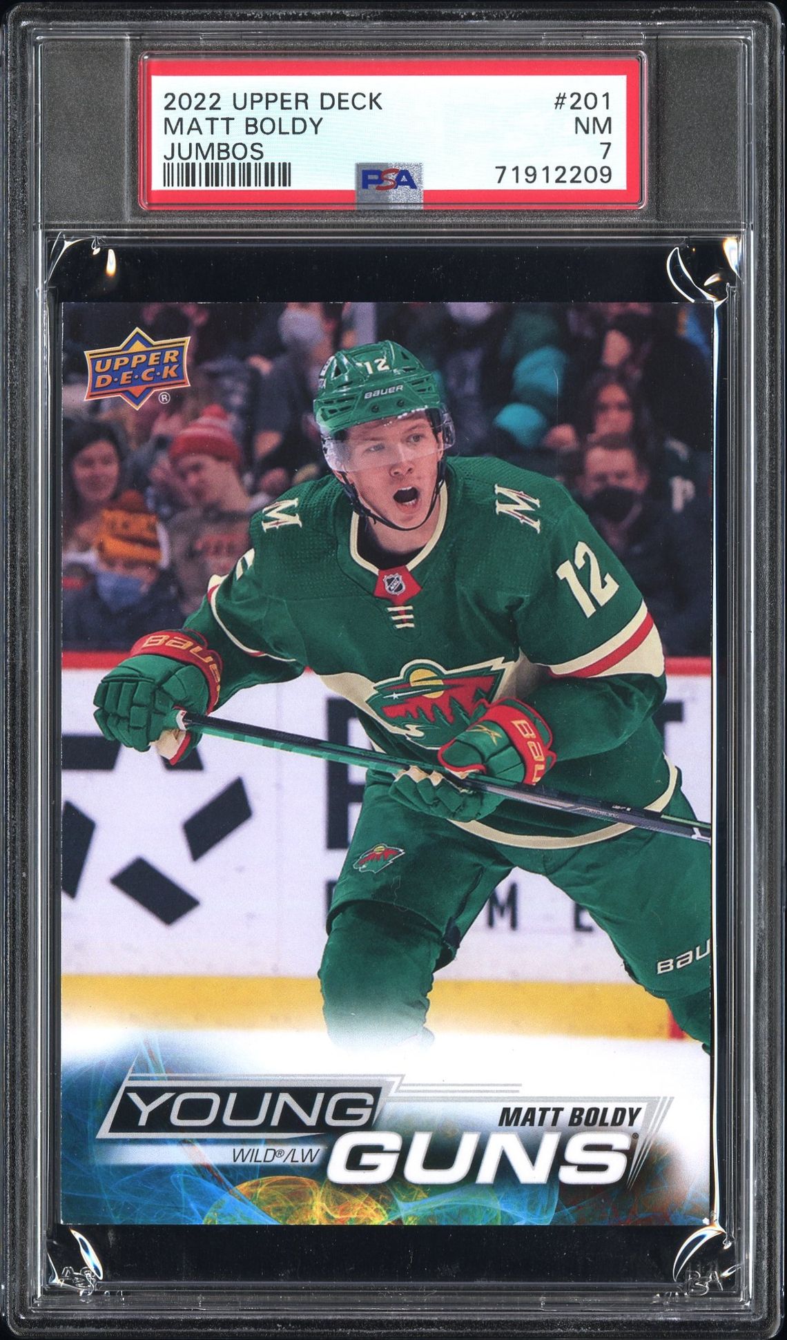 2022 Upper Deck UPPER DECK JUMBOS #201 Matt Boldy front