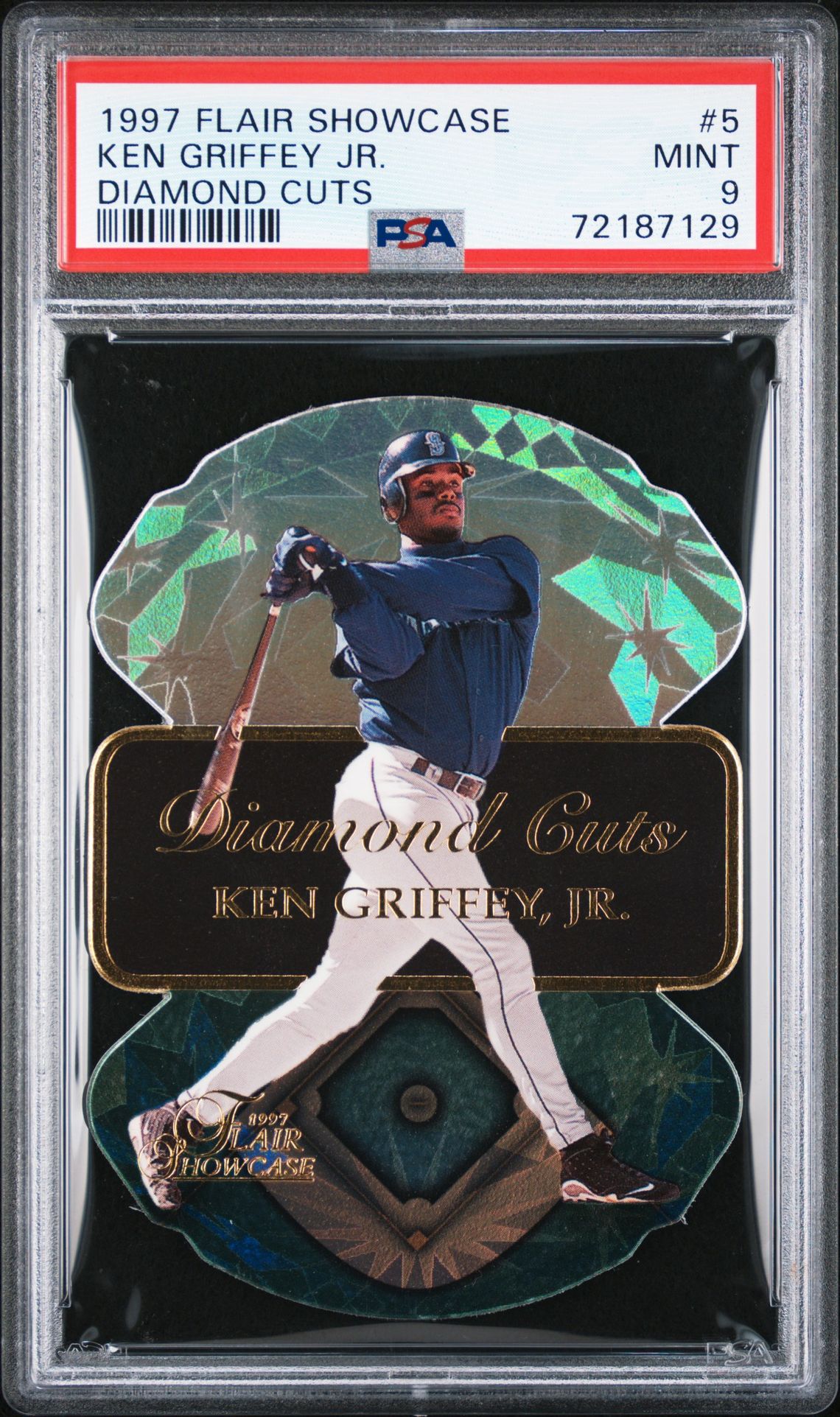 1997 Showcase #5 Ken Griffey Jr. front