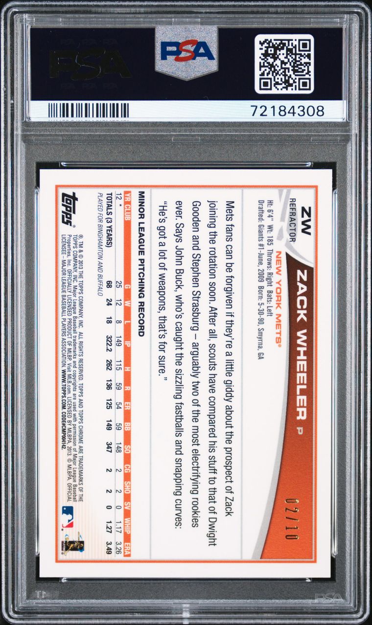 Nelson Cruz PSA DNA Signed 2013 Topps Autograph