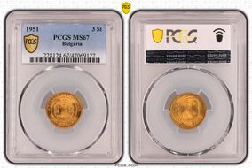 1951 3 St KM-51 MS67