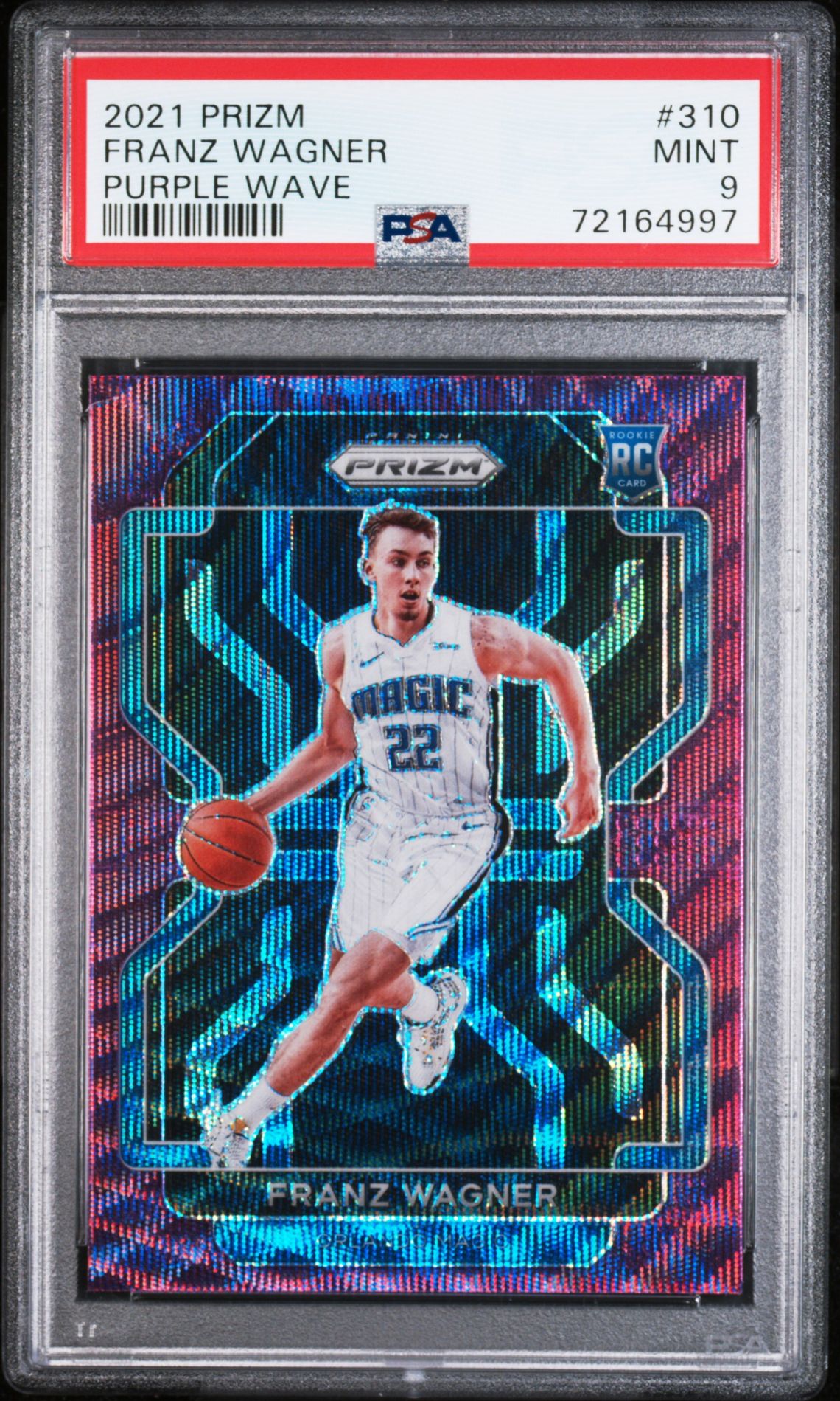 2021 Panini PANINI PRIZM PURPLE WAVE #310 Franz Wagner front
