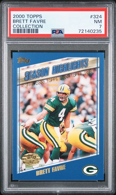 Brett Favre 1991 Pro Set Football Rookie Card #762 PSA 9