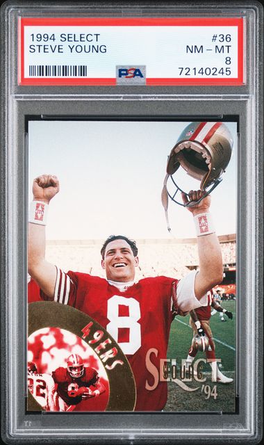 1994 Select #36 Steve Young PSA 8 on Goldin Marketplace