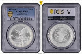 1996-Mo Onza Libertad Ag MS68