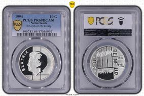 1994 10 G BE-NE-LUX Treaty KM-216  Ag PR69DCAM