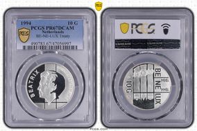 1994 10 G BE-NE-LUX Treaty KM-216  Ag PR67DCAM