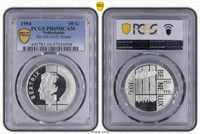 1994 10 G BE-NE-LUX Treaty KM-216  Ag PR69DCAM
