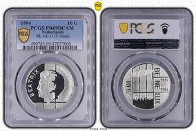 1994 10 G BE-NE-LUX Treaty KM-216  Ag PR69DCAM