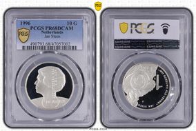 1996 10 G Jan Steen KM-223  Ag PR68DCAM