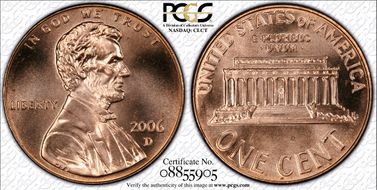 2006-D 1C MS67RD