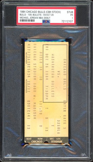 PSA 1 cert 72112107
