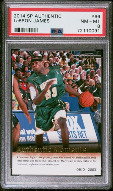 Upper Deck SP Lebron James front