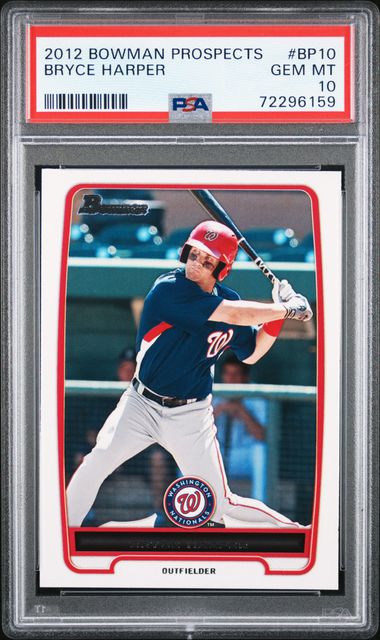 2012 Bowman Draft Baseball Bryce Harper Rookie Card