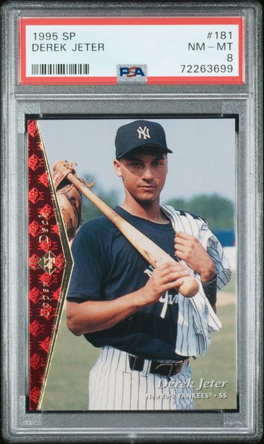 At Auction: 3 CARD DEREK JETER BASEBALL CARD LOT (MT)