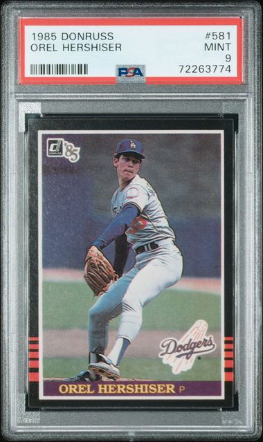 Orel Hershiser 1985 Donruss Series Mint Rookie Card #581