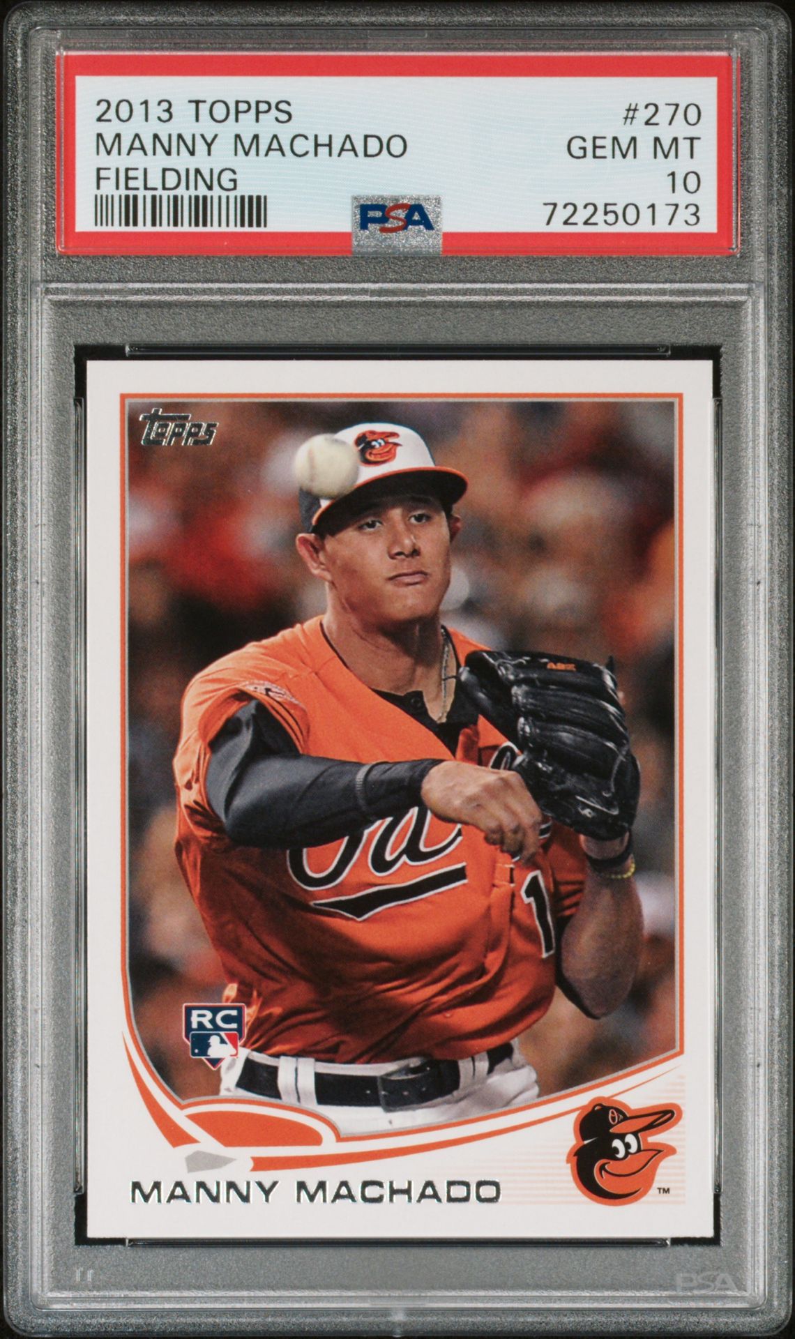 2013 Topps TOPPS FIELDING #270 Manny Machado front