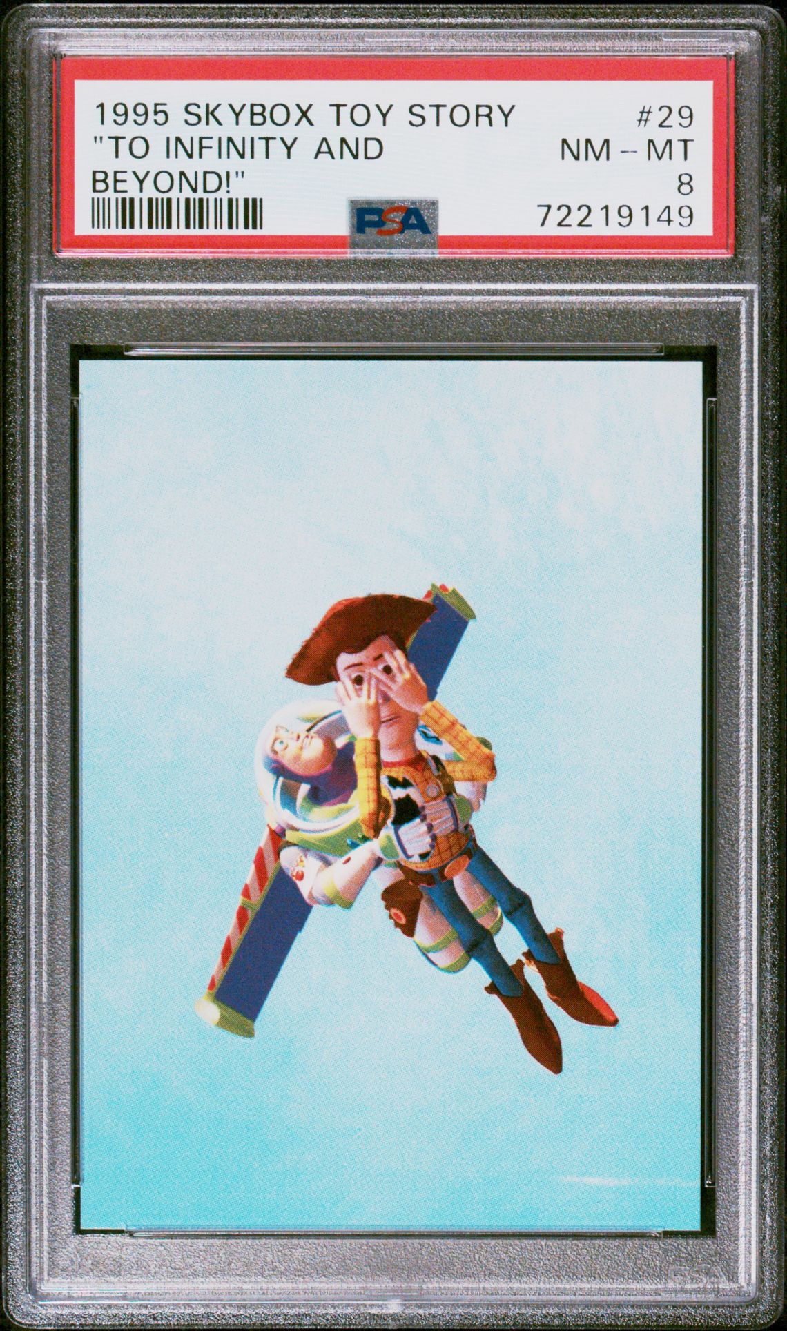 1995 SkyBox SKYBOX TOY STORY BEYOND!" #29 "To Infinity And front