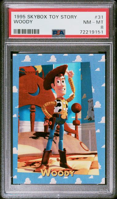 1995 SkyBox #31 Toy Story Woody front