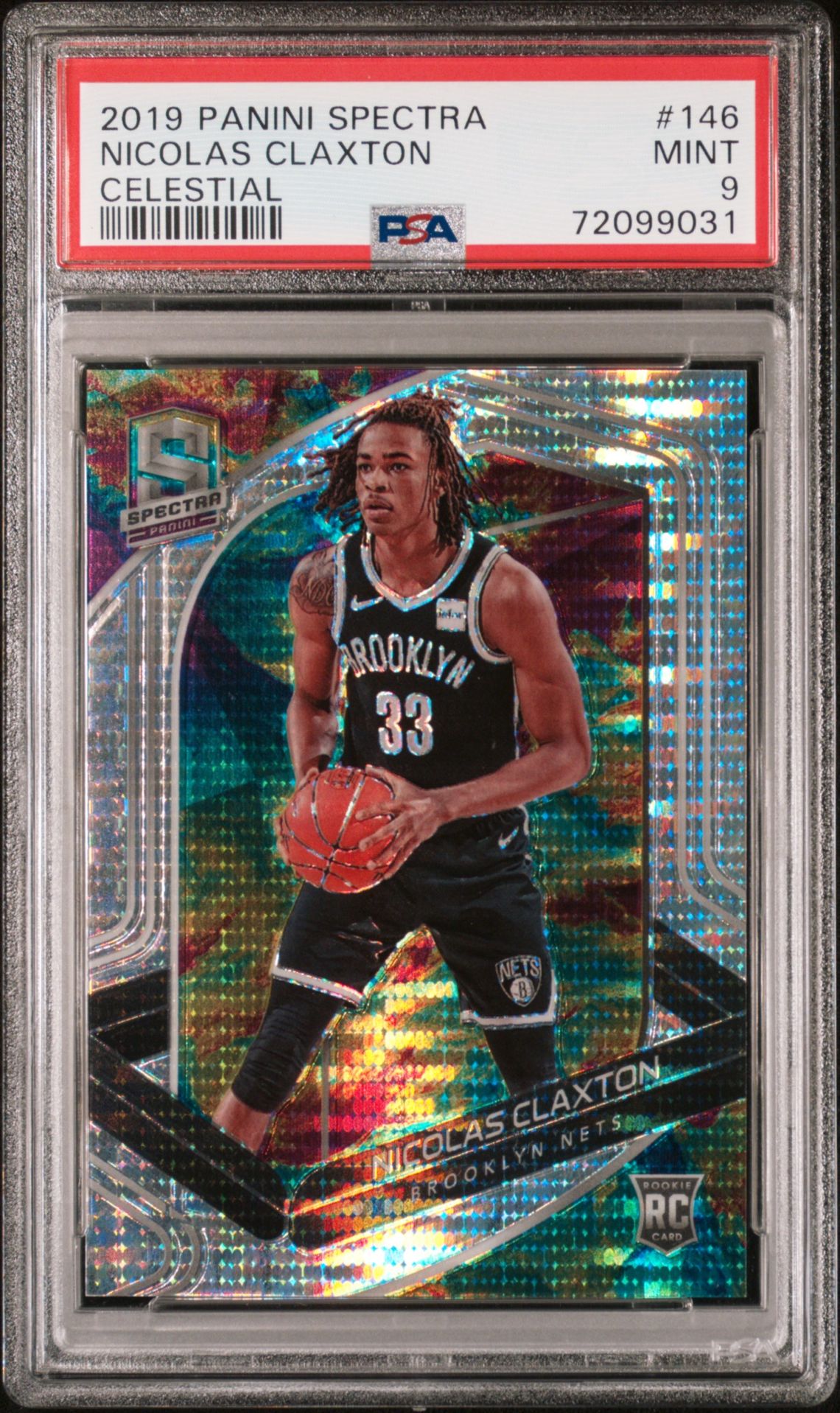 2019 Panini PANINI SPECTRA CELESTIAL #146 Nicolas Claxton front
