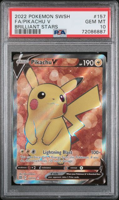 Pikachu V (157/172) [Sword & Shield: Brilliant Stars]