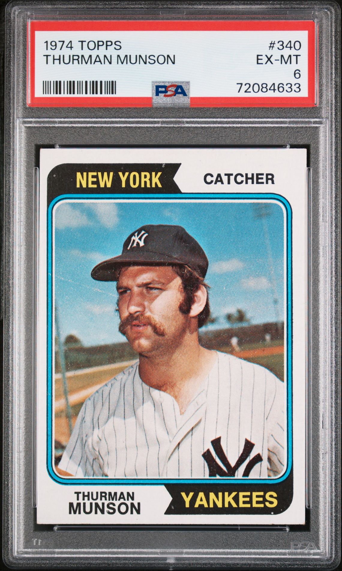 1974 Topps TOPPS #340 Thurman Munson front