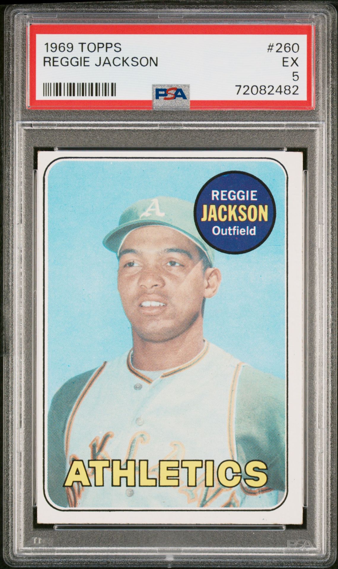 1969 Topps TOPPS #260 Reggie Jackson front