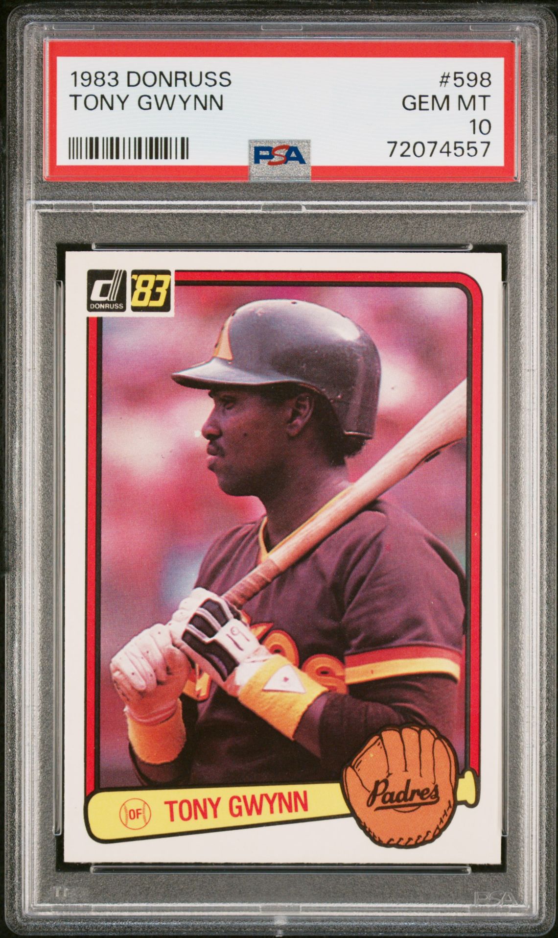 1983 Panini DONRUSS #598 Tony Gwynn front