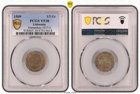 1509 1/2 Gr Ivanauskas-1S17-3 VF30