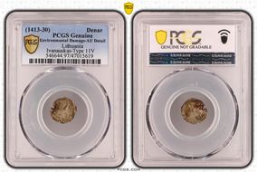 (1413-30) Denar Ivanauskas-Type 11V AU55