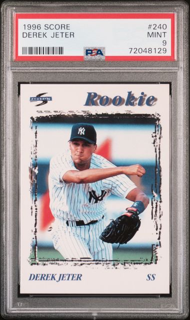 1996 Score #240 Derek Jeter front