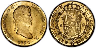 1820-M GJ 8 Esc Calico-1776 AU58