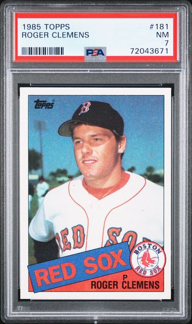 1985 Topps #181 Roger Clemens Rookie Card - PSA MINT 9 on Goldin Auctions