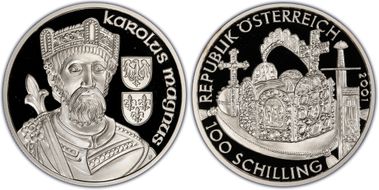 2001 100 Sch Charlemagne PR69DCAM