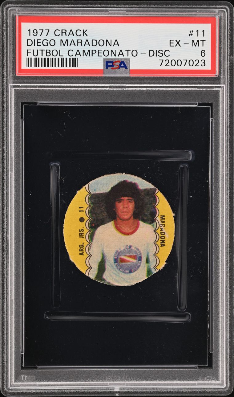 Carte Diego Maradona 1982 Reyauca Ases Mundial #54 PSA 4 - Rookie LOW POP - Très Rare