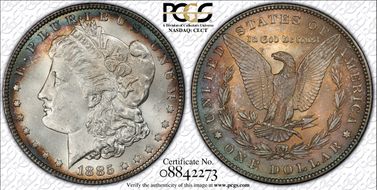 1885 $1 MS63