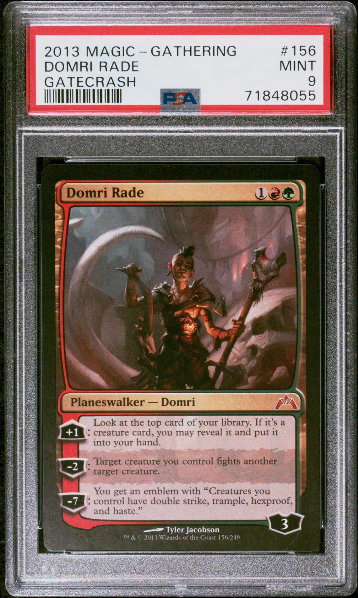 2013 MTG MAGIC THE GATHERING GATECRASH #156 Domri Rade front