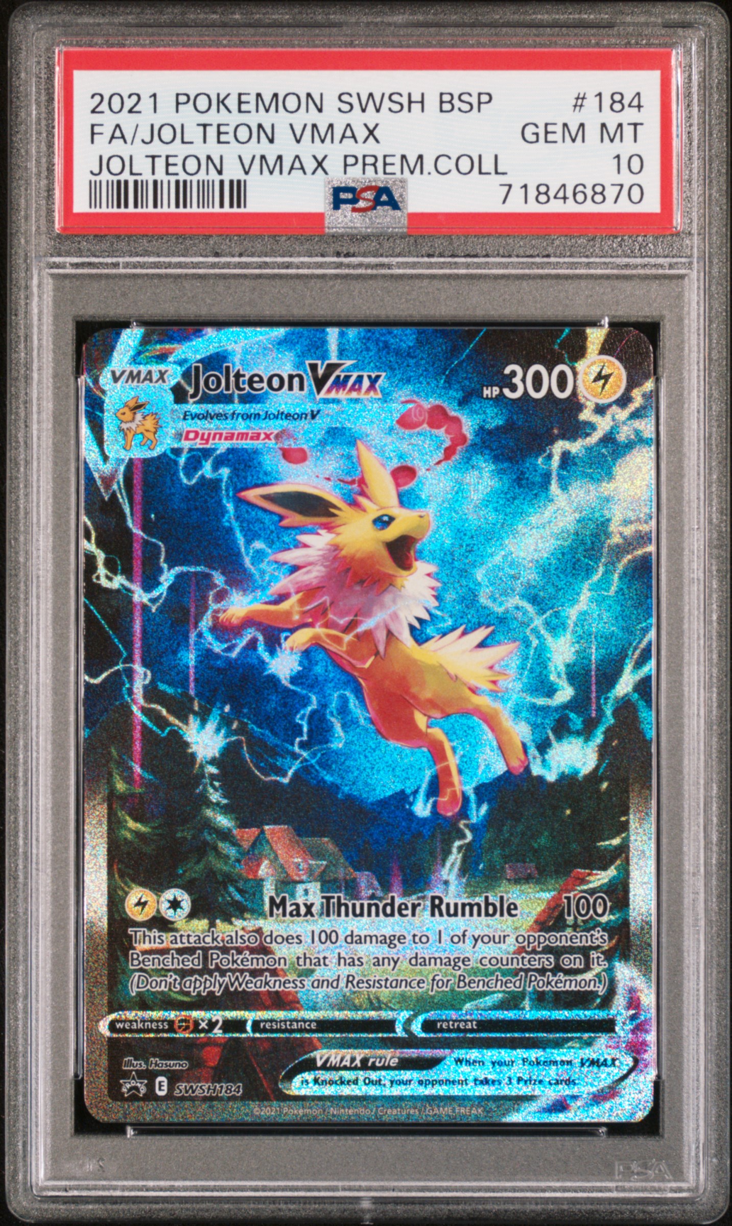 TCG - 2021 Pokemon SWSH Full Art Black Star Promo Flareon/Jolteon ...