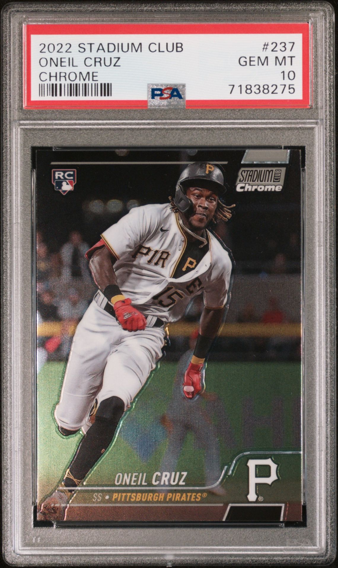 2022 Topps TOPPS STADIUM CLUB Chrome #237 Oneil Cruz front