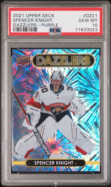 2021 Upper Deck Purple #DZ21 Spencer / Knight front