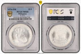 1976-FM 25 P F.A.O. MS68