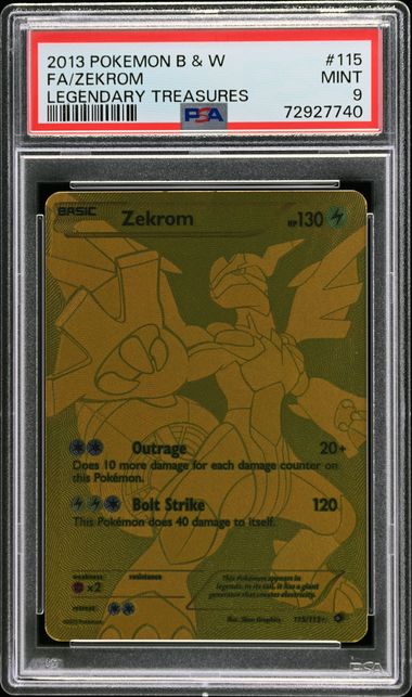 Zekrom (115 Full Art Secret Rare) - Legendary Treasures - Pokemon
