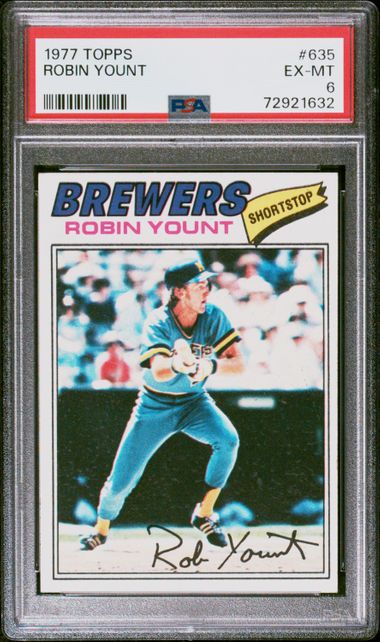 1975 Topps #223 Robin Yount Rookie! PSA 6 EX-MT