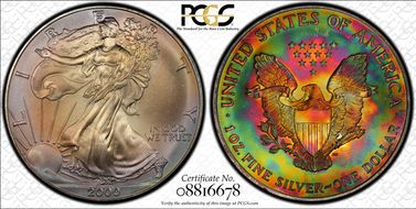 2000 $1 Silver Eagle MS68