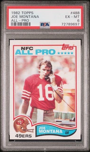 Topps Joe Montana front